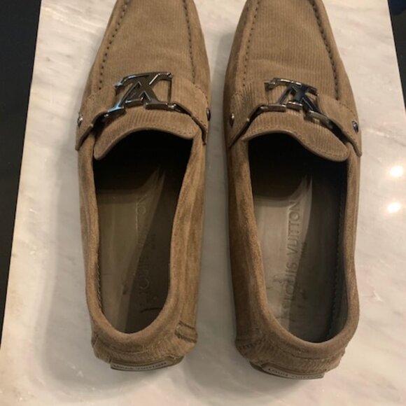 Louis Vuitton Men's Monte Carlo Suede Loafers - Picture 3 of 10